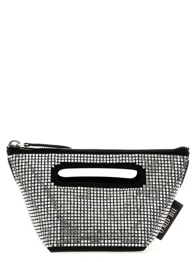 Attico The  'via Dei Giardini 15' Handbag In Silver