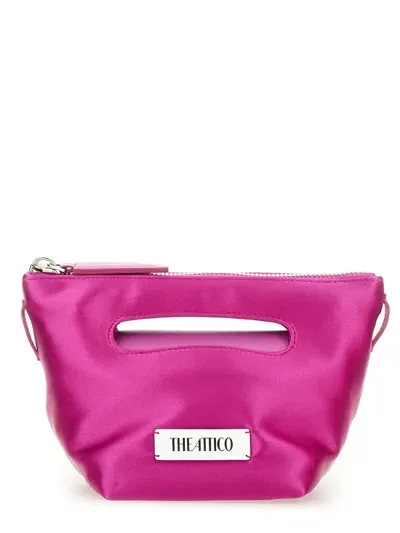 Attico "via Dei Giardini 15" Tote Bag In Fuchsia