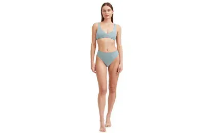 Au Naturel By Gottex Solid Bikini Bra Swim Top In Emerald