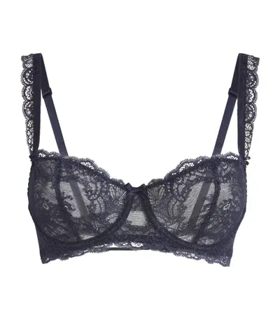 Aubade Feeling Myself Half-cup Bra In Navy