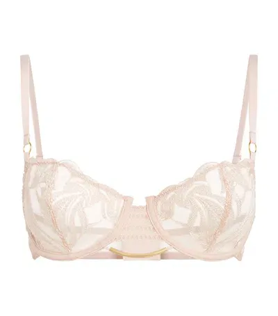 Aubade Into The Groove Half-cup Bra In Beige