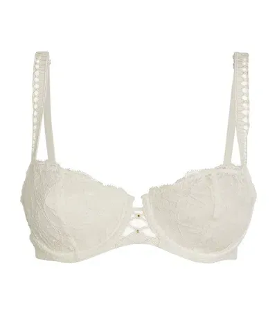 Aubade Kiss Of Love Half-cup Bra In White