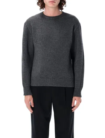 Auralee Wool Soft Cord Knit Sweater