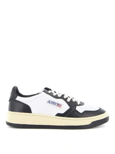 Autry 01 Low Leat Leat In Black