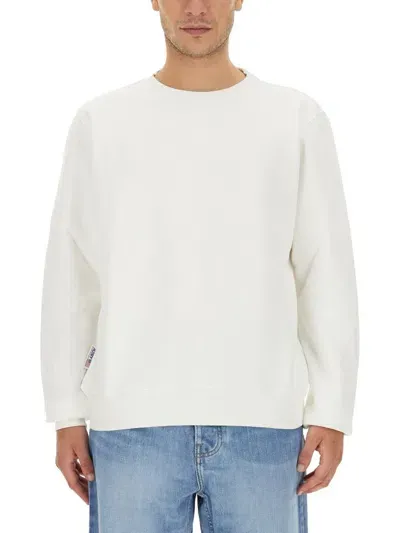 Autry Arrow Printed Crewneck Sweatshirt In White