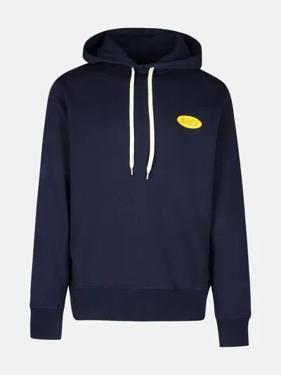 Autry Blue Cotton Hoodie