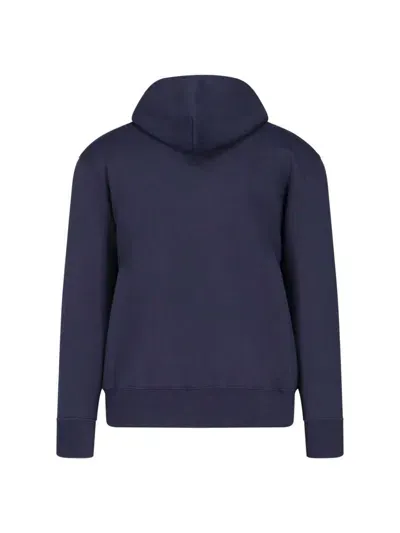 Autry Blue Cotton Sweatshirt