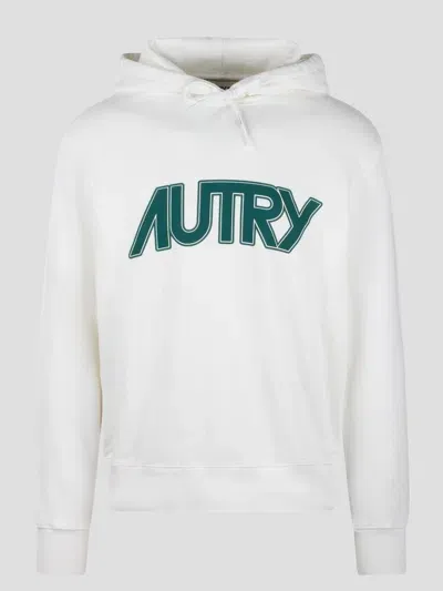 Autry Cotton Sweatshirt In White