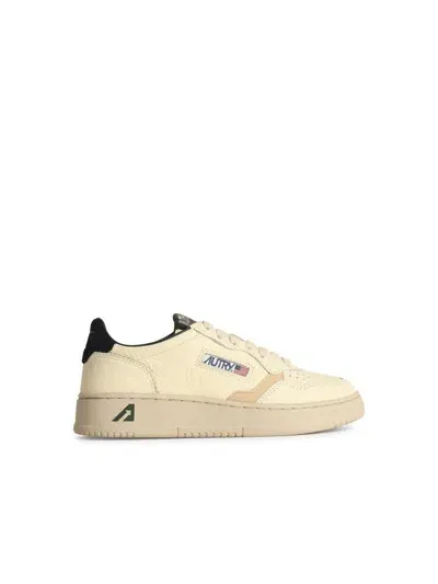 Autry Cream Leather Sneakers In Neutrals