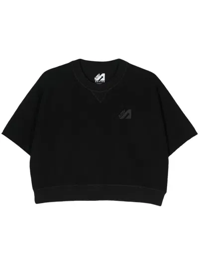 Autry `action` Crew-neck Sweatshirt In Black