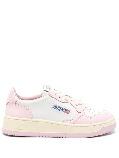 Autry Low Medal Sneakers In White