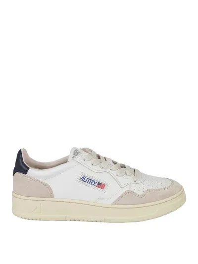 Autry Low-top Leather Sneakers In Blanco