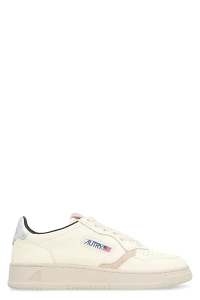 Autry Medalist Leather Low-top Sneakers In Multi