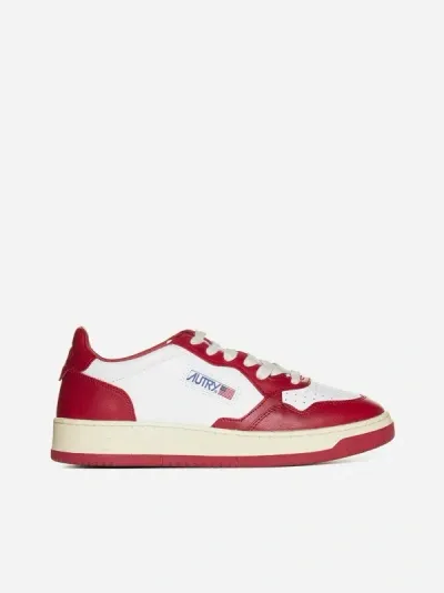 Autry Sneakers In White,red