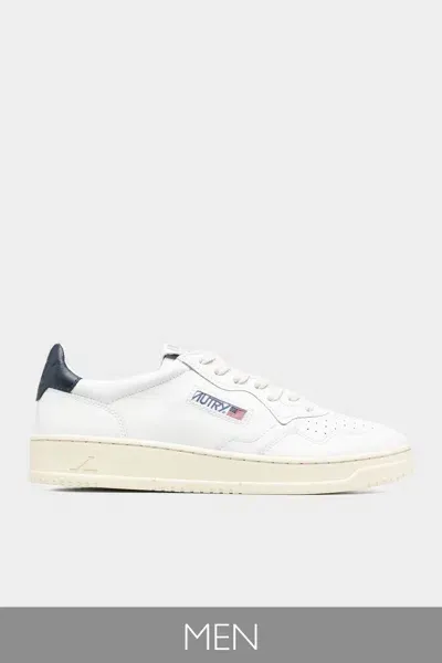 Autry Medalist Low Leather Men Sneaker In White Space