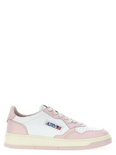 Autry Medalist Low Sneakers In Pink