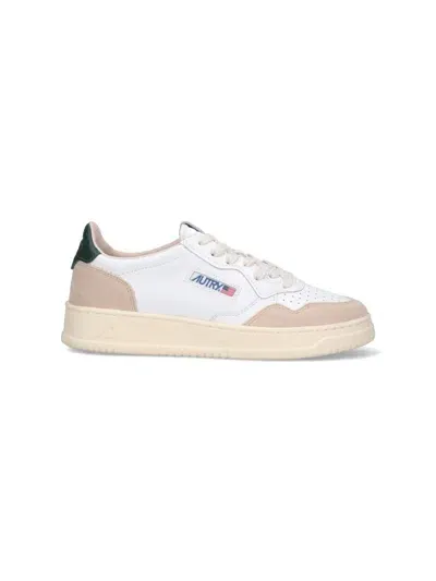 Autry Medalist Low Sneakers In Verde Bosco