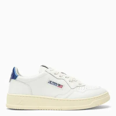 Autry Medalist Leather Sneakers In White