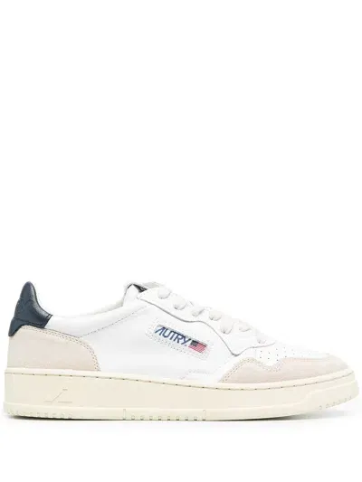 Autry Medialist Low Leather Sneakers In White