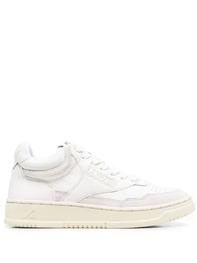 Autry Open Sneakers Mid-top Sneakers In White