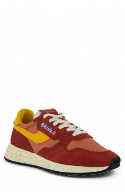 Autry Reelwind Low Sneaker In Rot