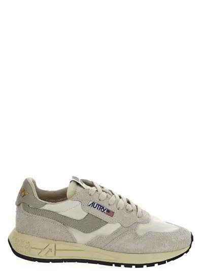 Autry Reelwind Low Sneakers In Beige