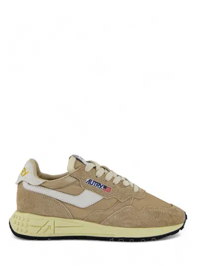 Autry Reelwind Low Sneakers In Beige