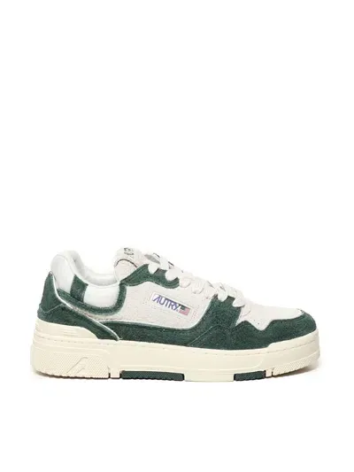 Autry Sneakers Clc In Cowskin In Green