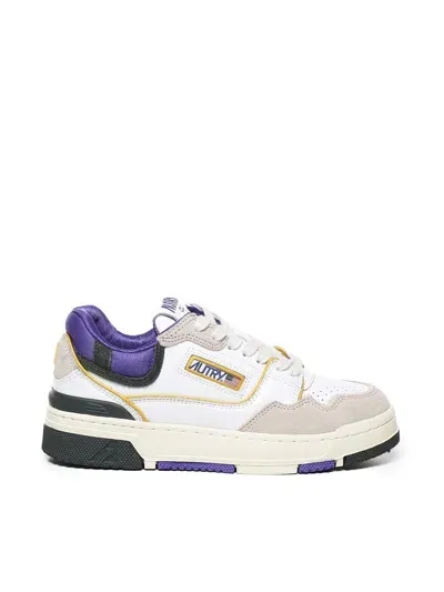 Autry Sneakers Clc In Cowskin In Purple