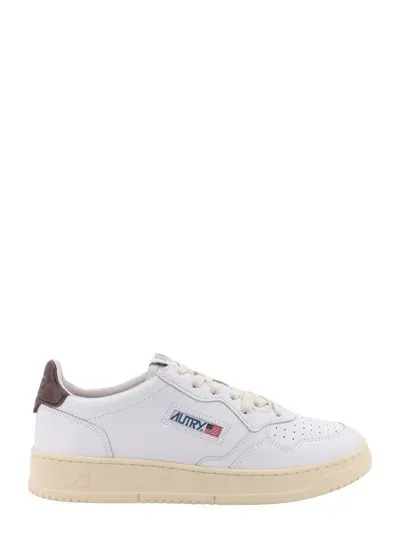 Autry Sneakers In White Brown