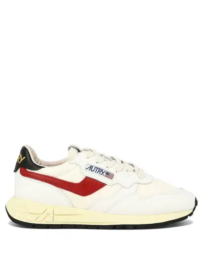 Autry Sneakers In White Red