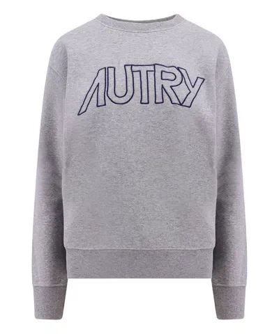 Autry Sweatshirt Icon Wom In Grey