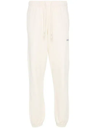 Autry Logo-tag Cotton Track Pants In White