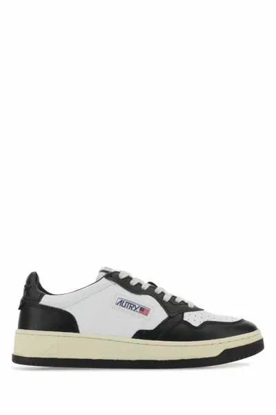 Autry Two-tone Leather Medalist Sneakers In Leat/leat Wht/mountain