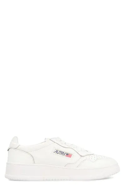 Autry White Leather Medalist Sneakers