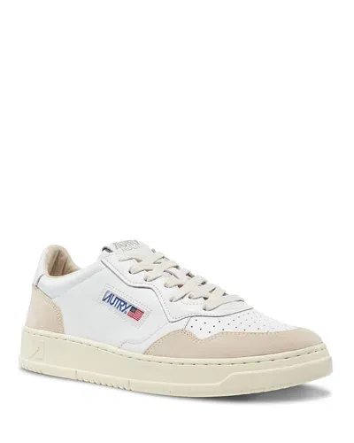 Autry Women's Medalist Low Top Sneakers In White/white