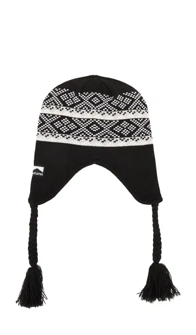 Autumn Headwear Sedona Ear Flap Beanie In 블랙