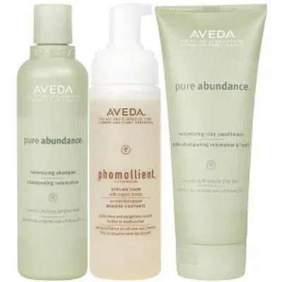 Aveda Pump Up Volume Pack (3 Products) In White