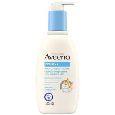 Aveeno Dermexa Daily Emollient Cream 300ml In White