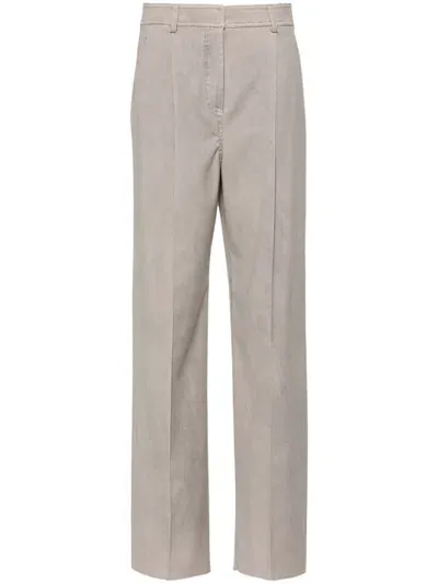 Aviu Straight Trousers In Brown