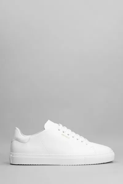 Axel Arigato Clean 90 Sneakers In White Leather In Bianco