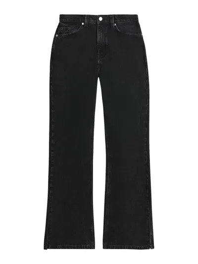 Axel Arigato Ryder Mid-rise Flared Jeans In Black