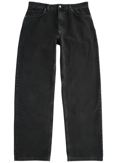 Axel Arigato Zine Straight-leg Jeans In Black