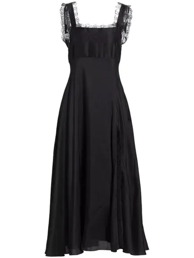 Azeeza Aubrey Midi Dress In Black