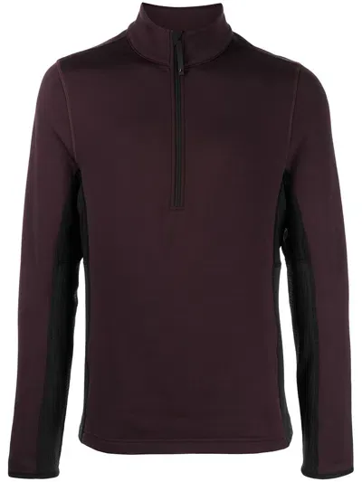 Aztech Mountain Half-zip Fleece Sweater In Purple