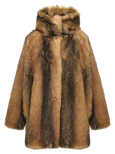 B&b Couture Rothko Fur Brown