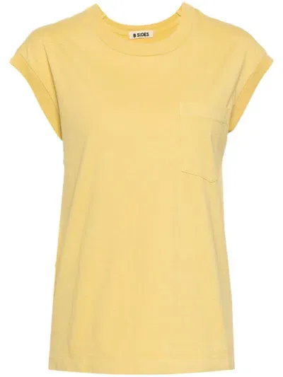 B Sides Pocket Tank In Yellow