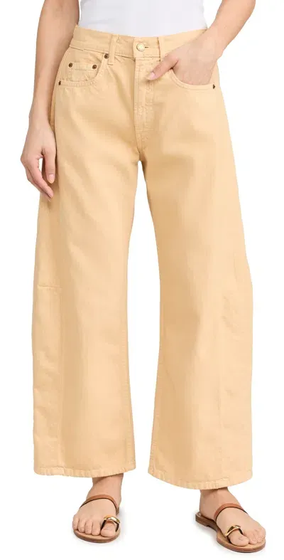 B Sides Relaxed Lasso Jeans Yellow Overdye