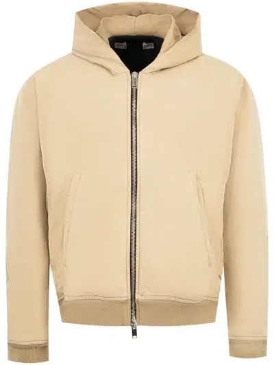 B1archive Zip-up Hoodie In Neutrals