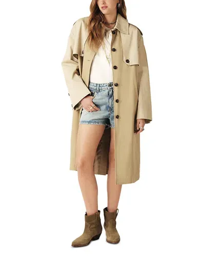 Ba&sh Ba & Sh Polar Trench Coat In Beige